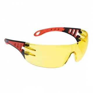 Portwest PS12AMR Tech Look Ultra Lightweight Spectacle Amber